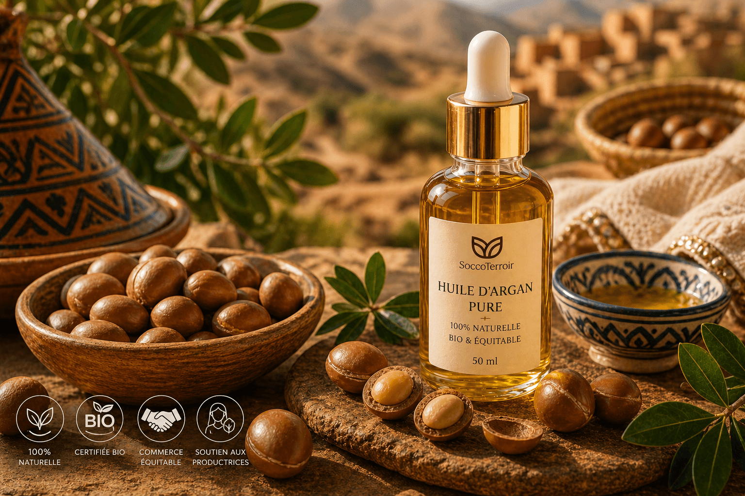 L'huile d'argan : un rituel beauté millénaire
