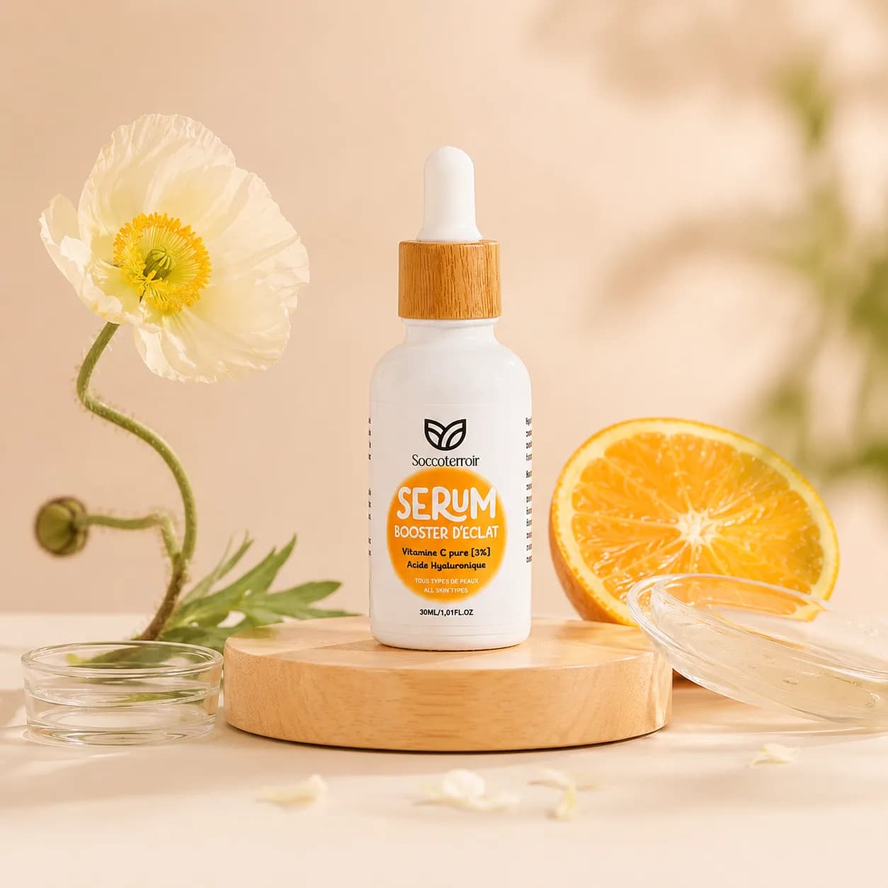 Vitamine C pure 3% + Acide Hyaluronique