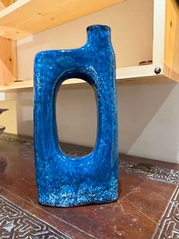 Vase sculpture en céramique 
