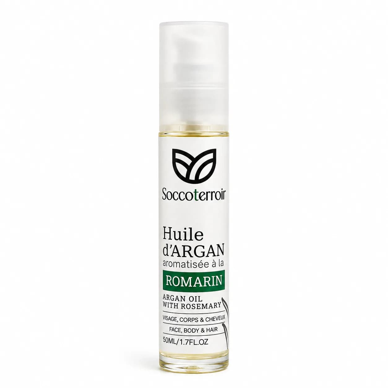 Huile d’Argan au Romarin  – 50 ml