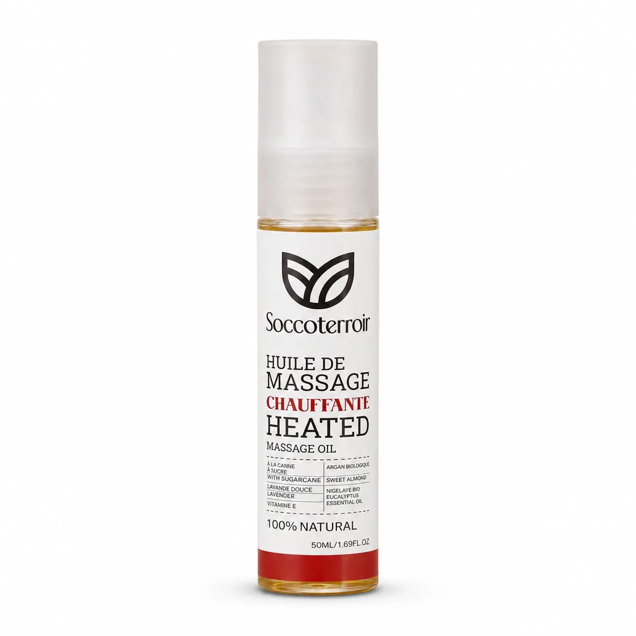 Huile de Massage Chauffante – 50 ml