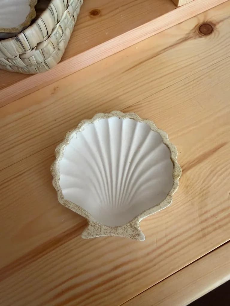 Coupelle coquille Saint-Jacques en céramique