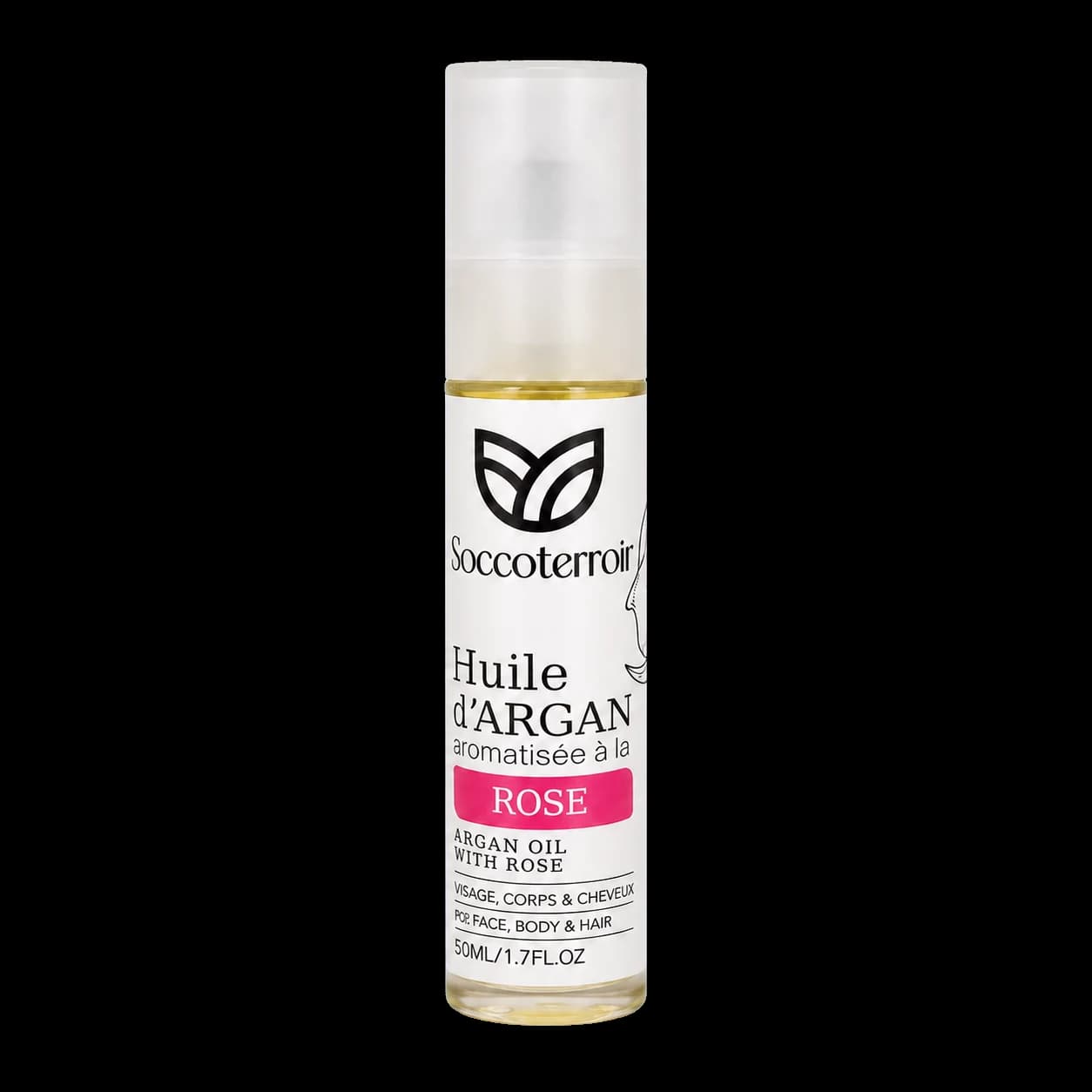 Huile d’Argan à la Rose – 50 ml