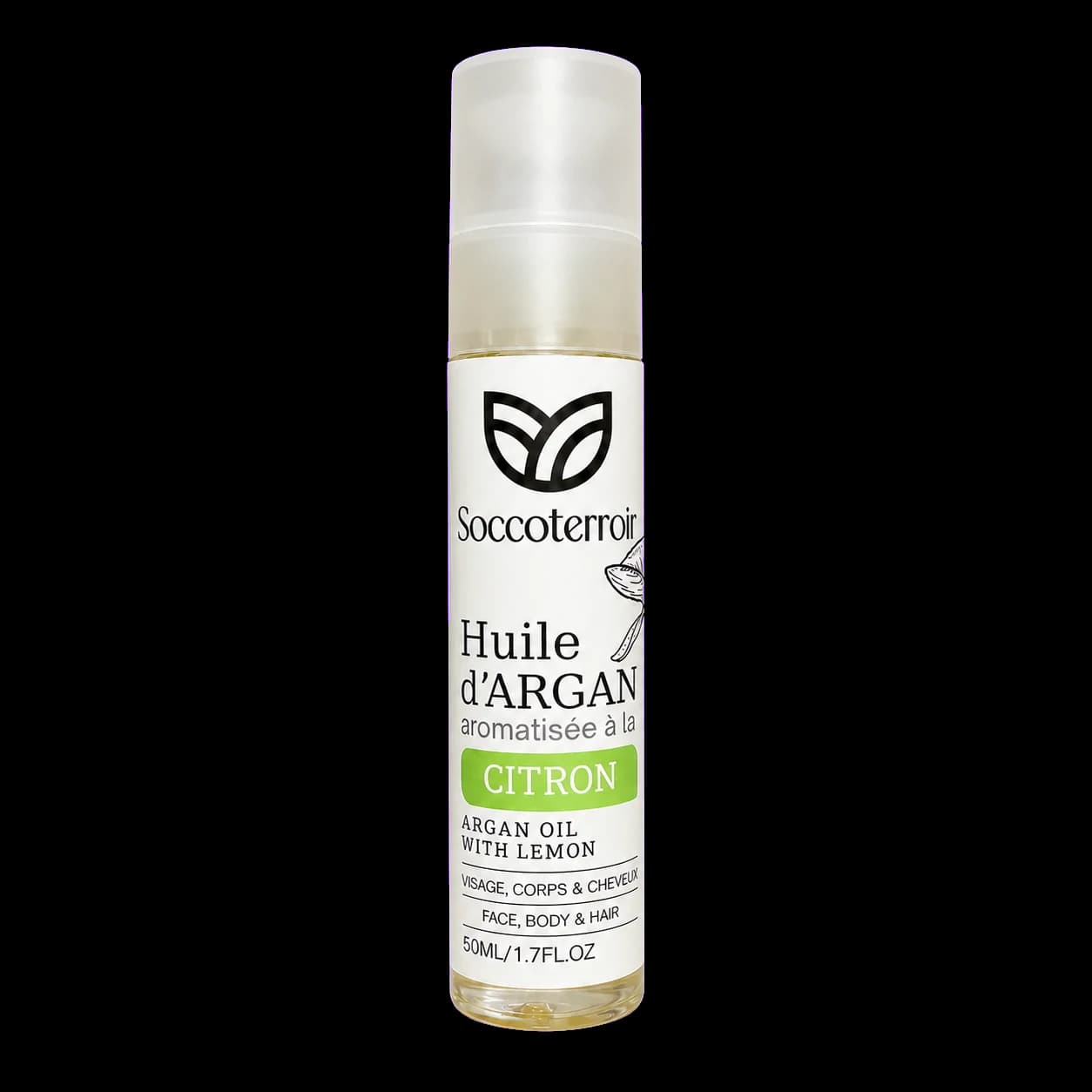 Huile d’Argan au Citron – 50 ml
