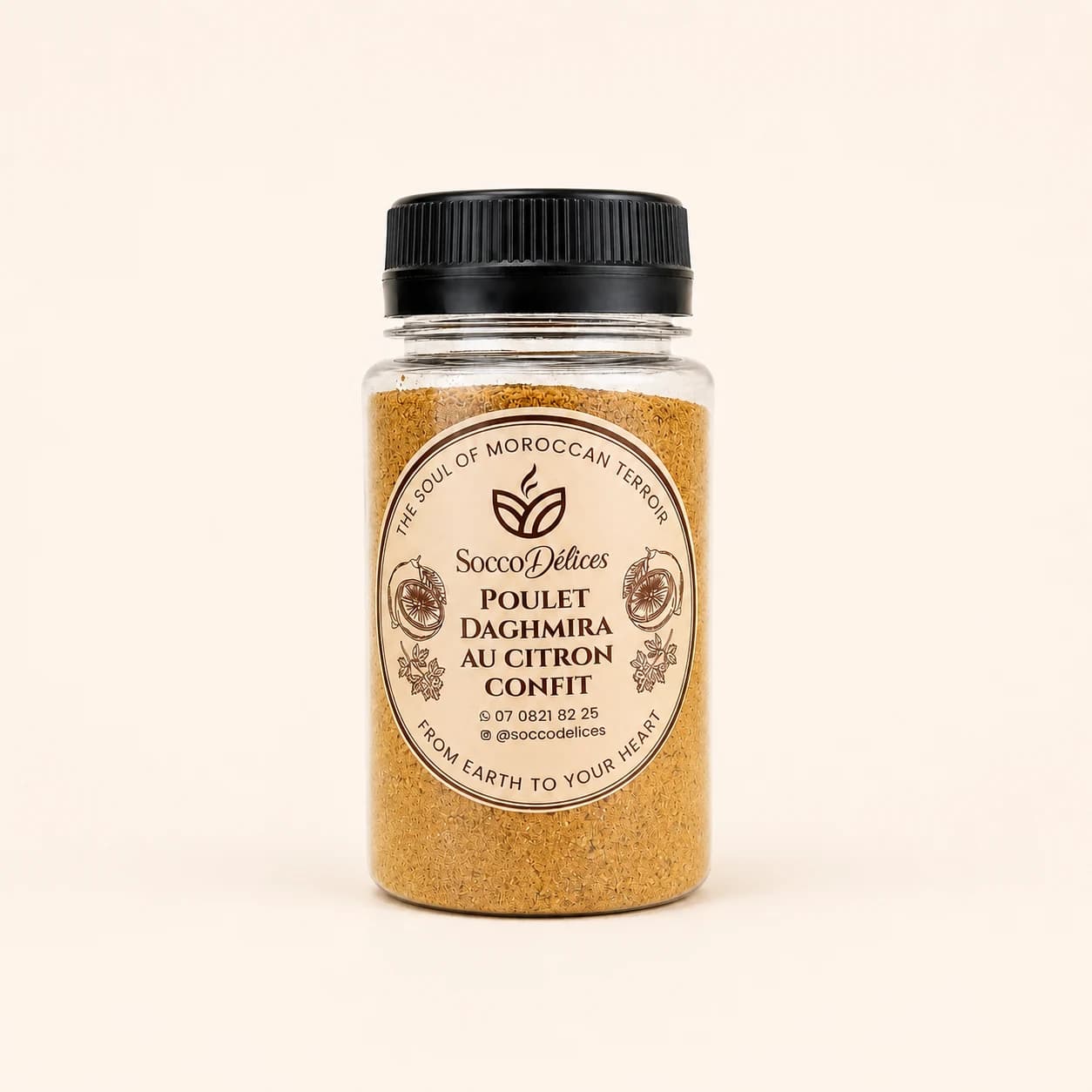 Poulet Daghmira au citron confit