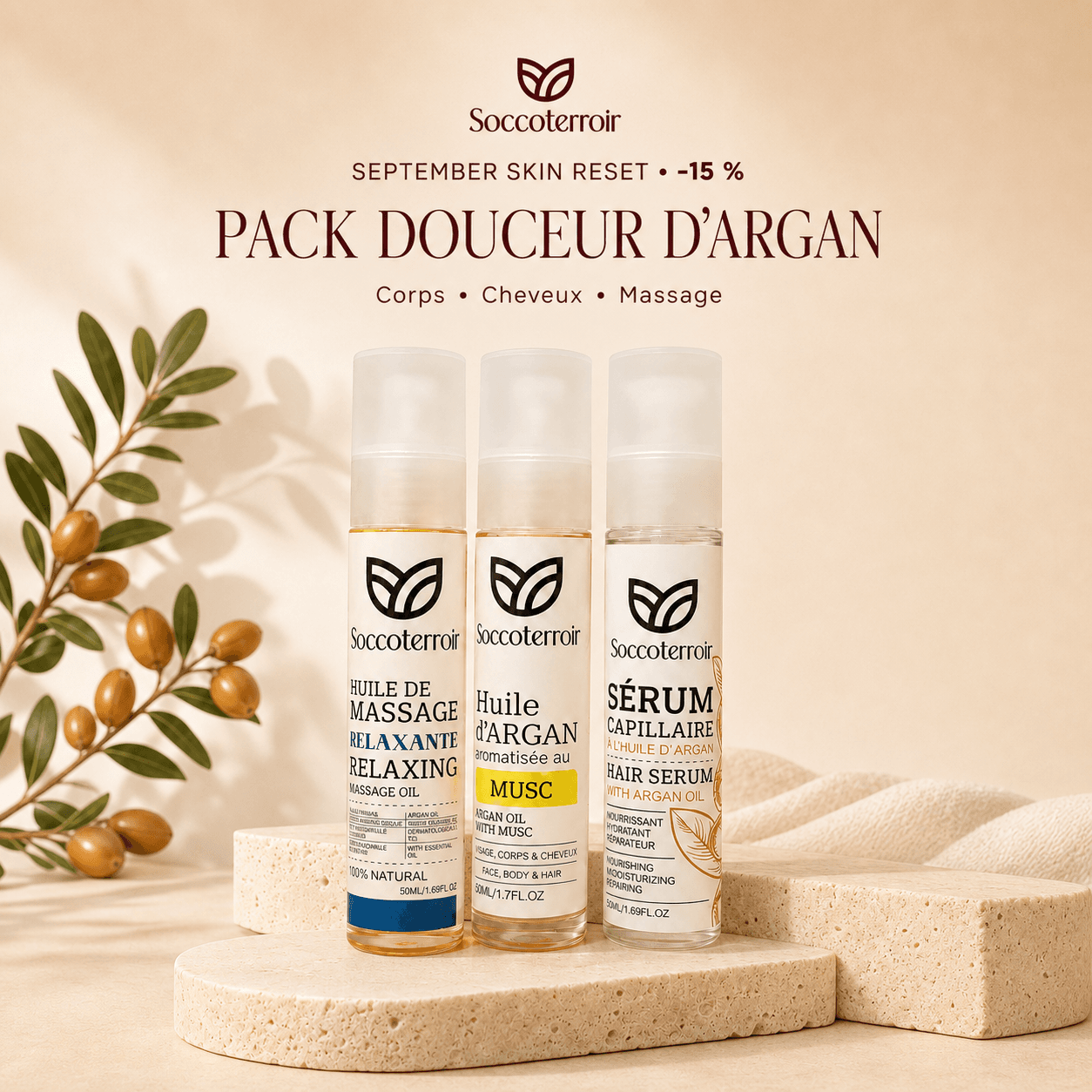Pack Douceur d’Argan
