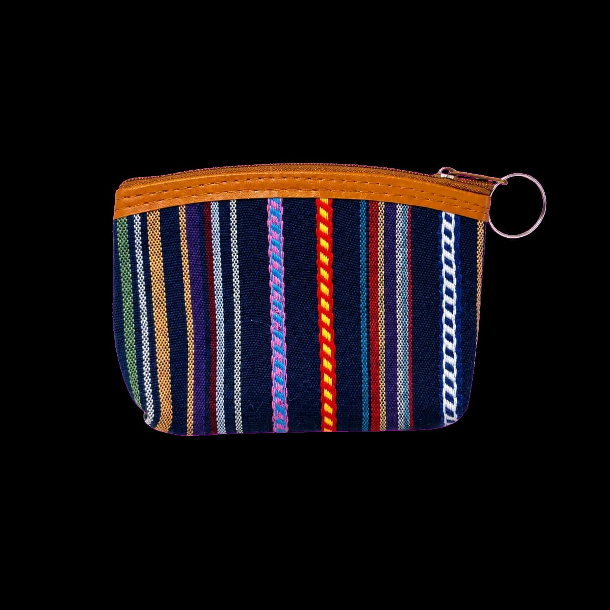Porte-monnaie en tissu rayé berbère