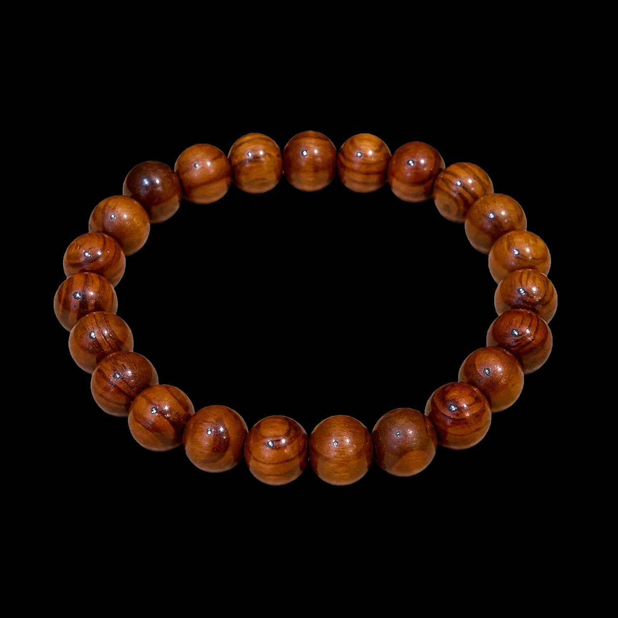 Bracelet en perles de bois de thuya