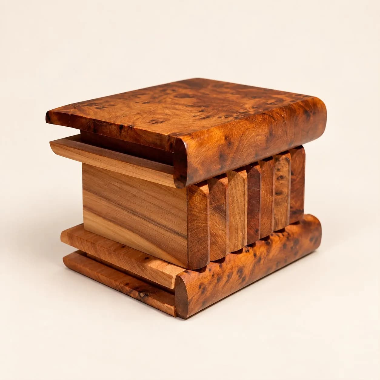 Thuya Burl Puzzle Box (Secret Box)
