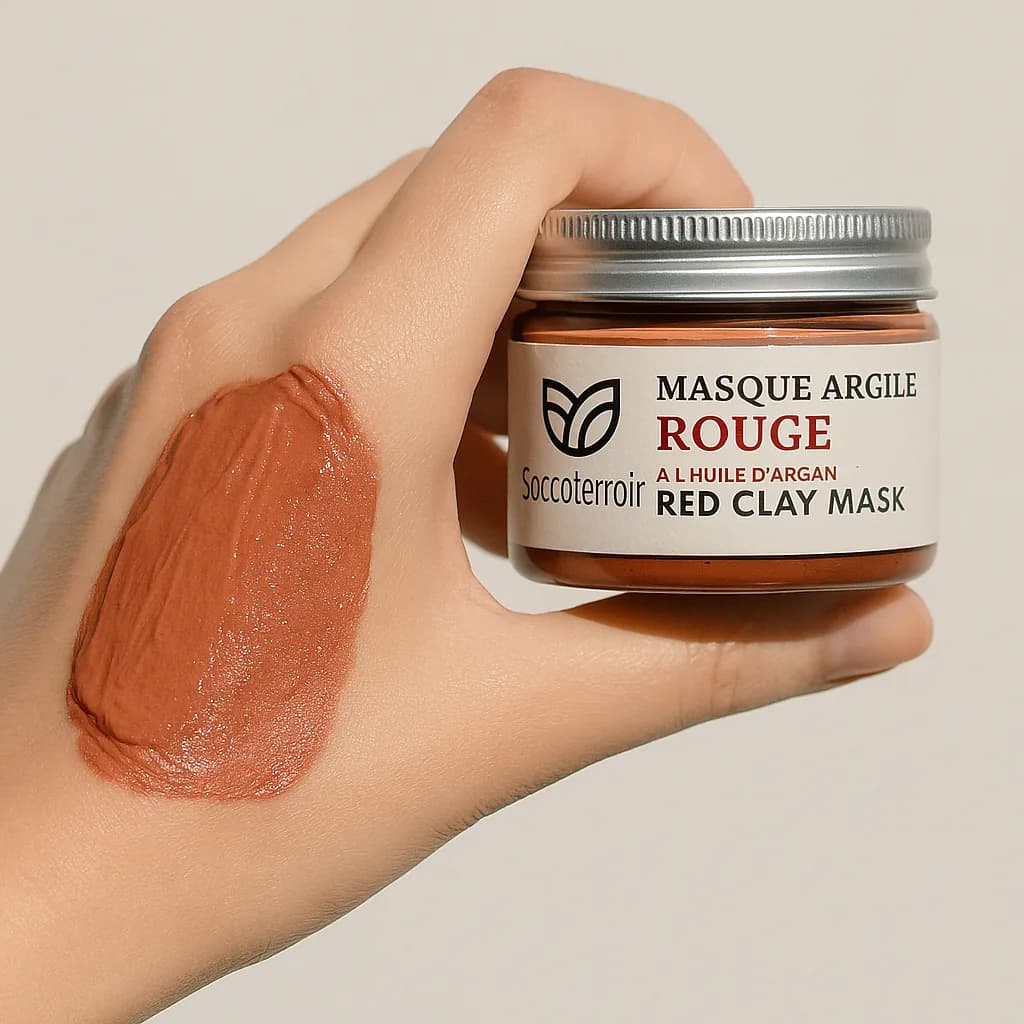Masque à l'Argile Rouge & Huile d'Argan – 140 ml