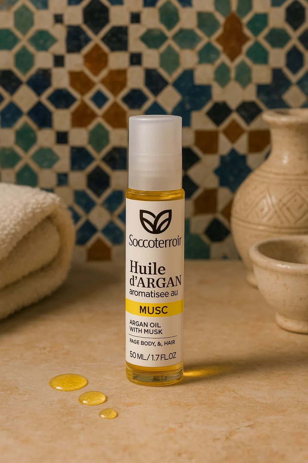 Huile d'Argan au Musc – 50 ml