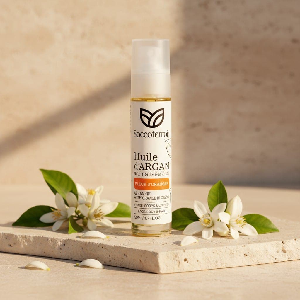 Huile d'Argan à la Fleur d'Oranger – 50 ml