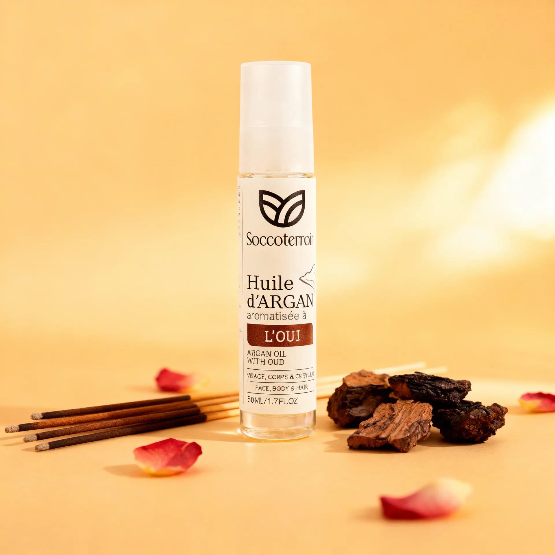 Huile d'Argan à l'Oud – 50 ml