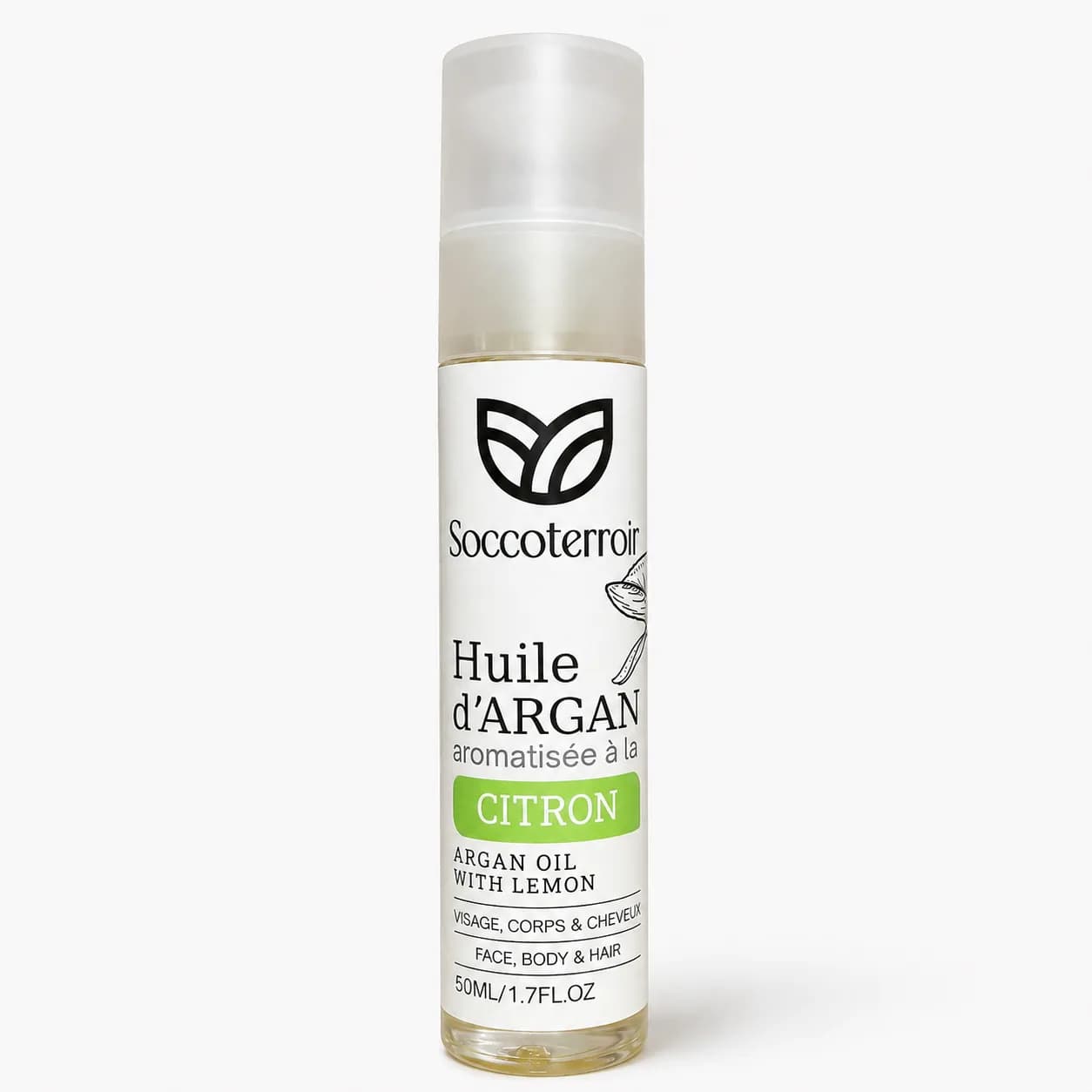 Huile d’Argan au Citron – 50 ml