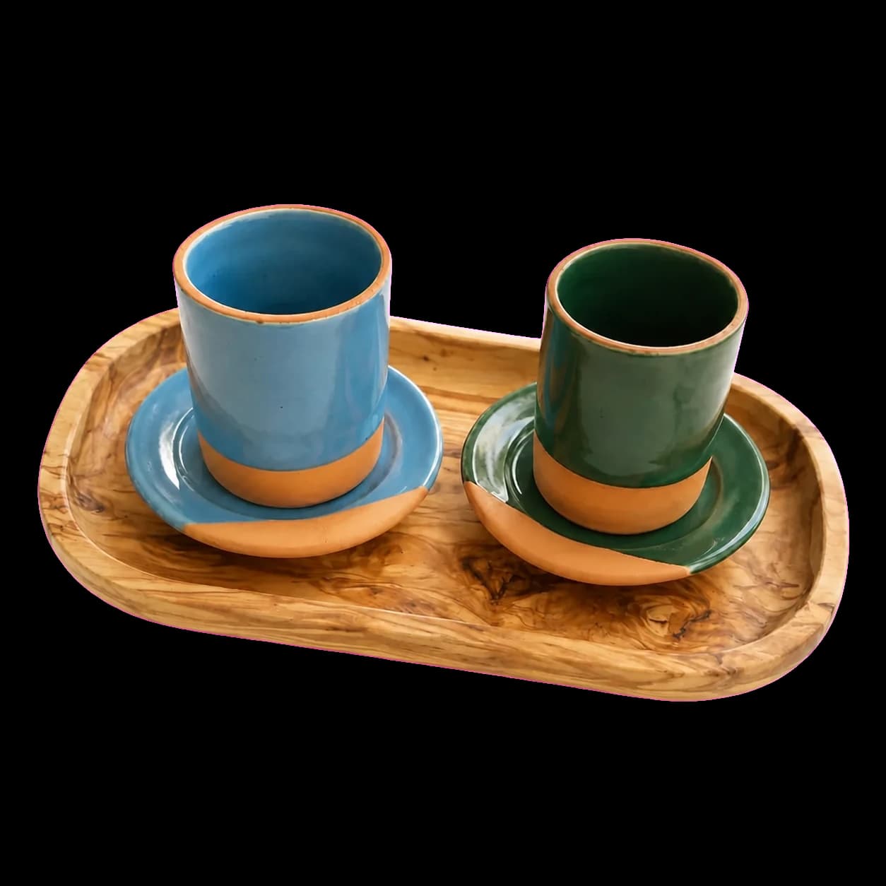 Tasse à café & soucoupe en céramique